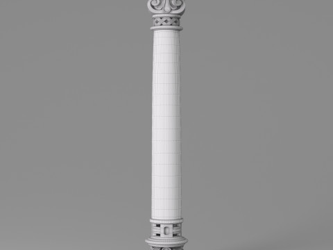 Classic Column 001 3Dモデル