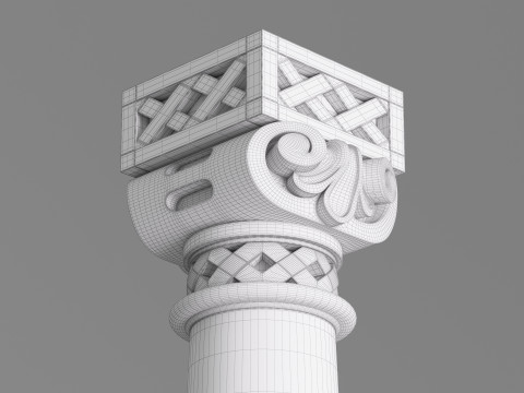 Classic Column 001 3Dモデル