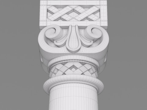 Classic Column 001 3Dモデル