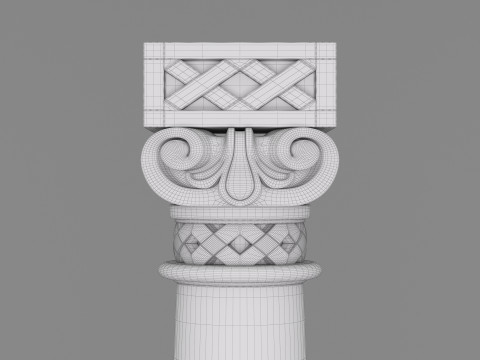 Classic Column 001 3Dモデル
