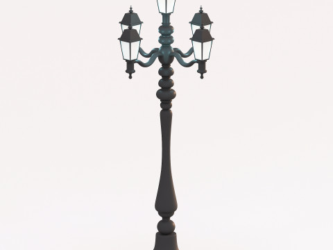 Street Lamp Models 001-002 3D Model