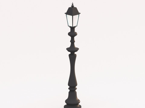 Street Lamp Models 001-002 3D Model
