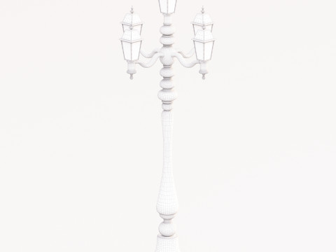 Street Lamp Models 001-002 3D Model