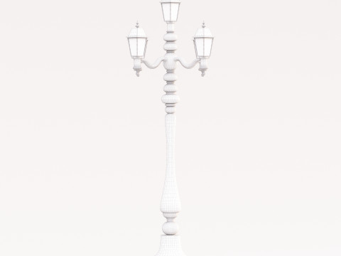 Street Lamp Models 001-002 3D Model