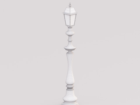 Street Lamp Models 001-002 3D Model