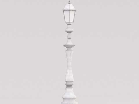 Street Lamp Models 001-002 3D Model