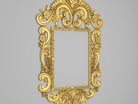 Classic Frame Mirror 003 3D 模型