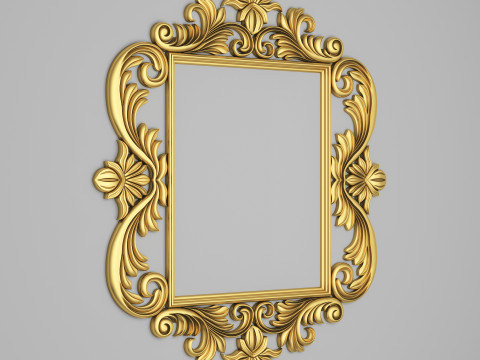 Classic Frame Mirror 004 3D 模型