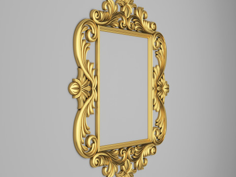 Classic Frame Mirror 004 3D 模型