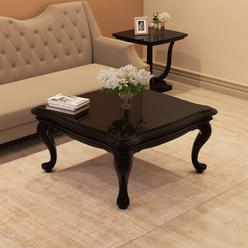 Classic Coffee Table 001 3D Model .c4d .max .obj .3ds .fbx .stl .blend 