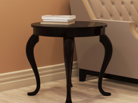 Classic Side Table 001 3D Model