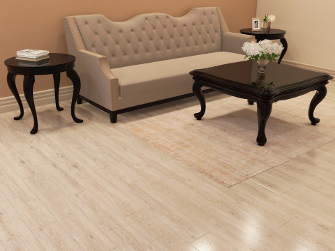 Classic Side Table 001 3D Model