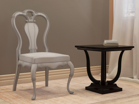 Dining Chair 001 Modelo 3D