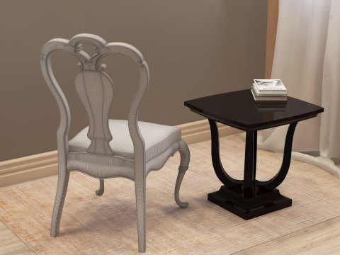 Dining Chair 001 Modelo 3D