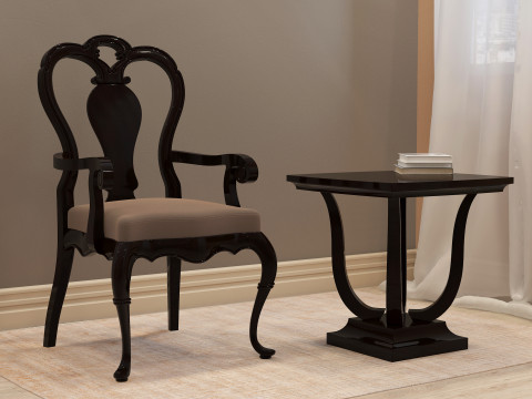 Dining Chair 002 Model 3D