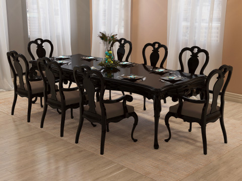 Dining Chair 002 Model 3D
