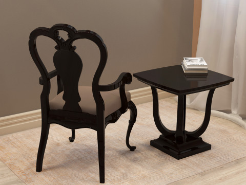 Dining Chair 002 Model 3D