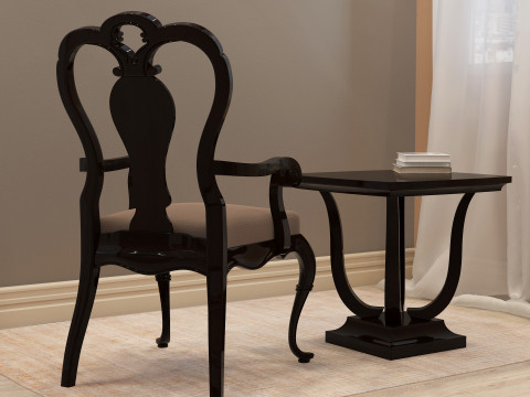 Dining Chair 002 Model 3D
