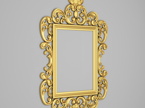 Classic Frame Mirror 005 3D 模型