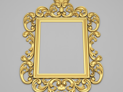 Classic Frame Mirror 005 Modelo 3D