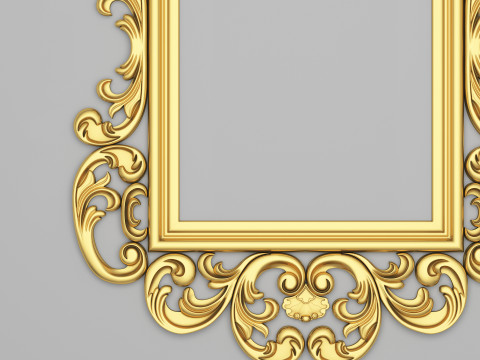 Classic Frame Mirror 005 Modelo 3D
