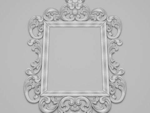 Classic Frame Mirror 005 Modelo 3D