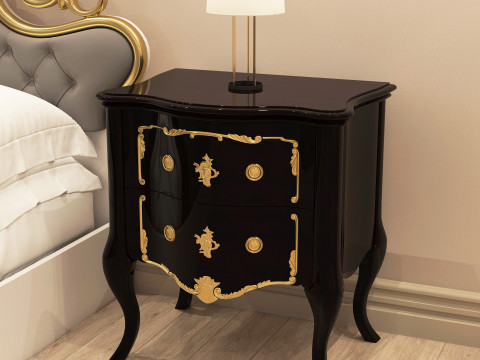 Classic Nightstand 001 3D Model