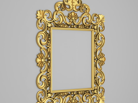 Classic Frame Mirror 006 3D 模型