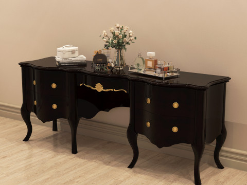 Classic Makeup Table 001 3D 模型