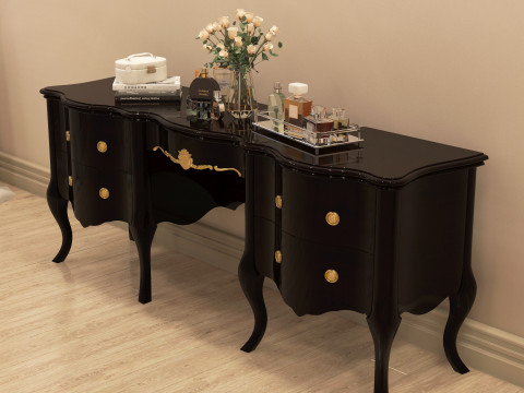 Classic Makeup Table 001 Modelo 3D