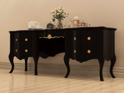 Classic Makeup Table 001 Modelo 3D