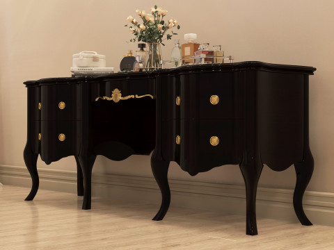 Classic Makeup Table 001 Modelo 3D