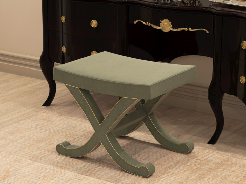 Pouf Chair 001 3D 模型