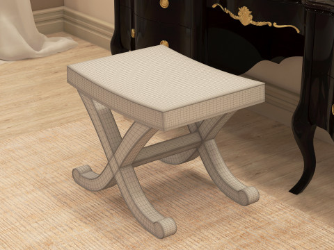 Pouf Chair 001 3Dモデル