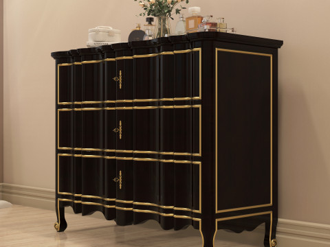 Classic Makeup Table 002 Modelo 3D