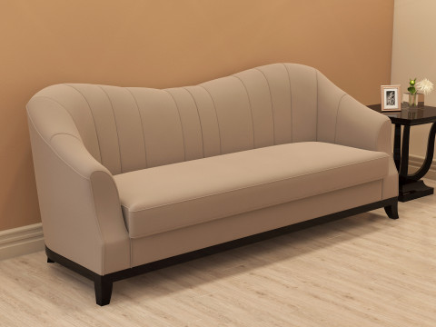 Fabric Sofa 001 Model 3D