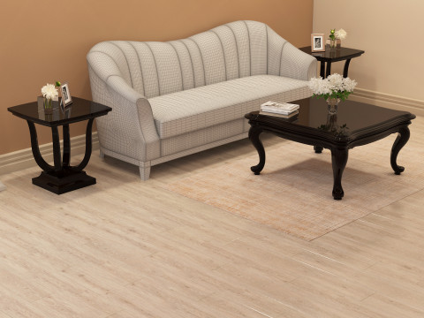 Fabric Sofa 001 Model 3D