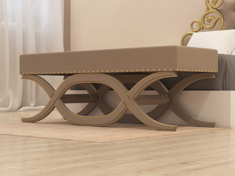 Bedroom Pouf 001 Modello 3D