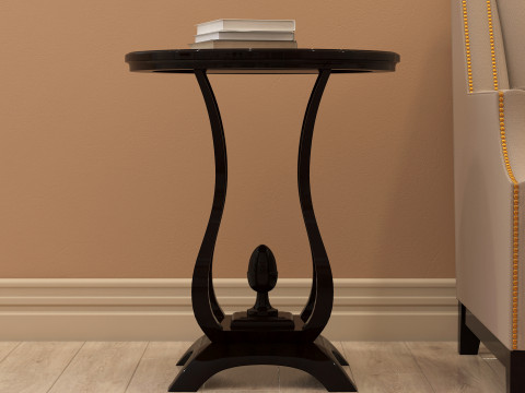 Classic Side Table 002 3D Model