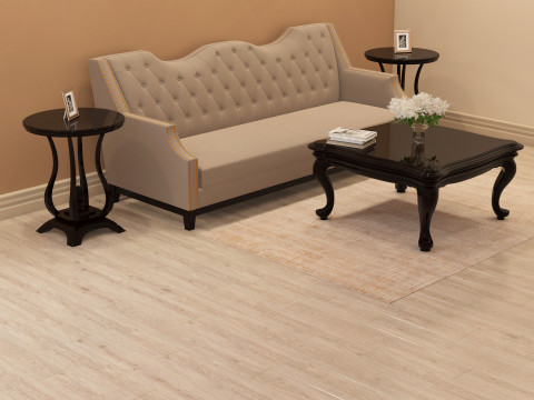 Classic Side Table 002 3D Model