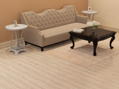 Classic Side Table 002 3D Model