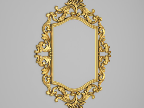 Classic Frame Mirror 007 3Dモデル