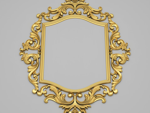 Classic Frame Mirror 007 3Dモデル