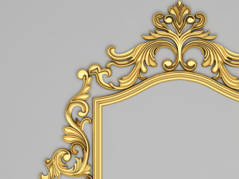 Classic Frame Mirror 007 3Dモデル