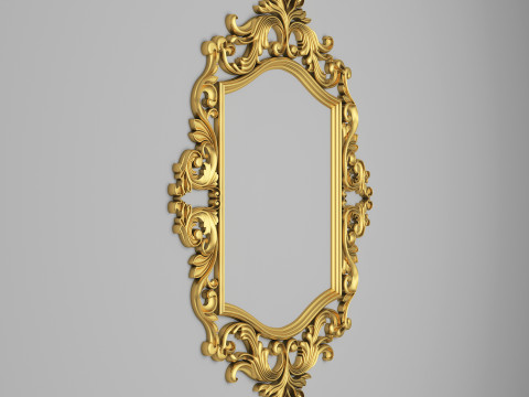 Classic Frame Mirror 007 3Dモデル