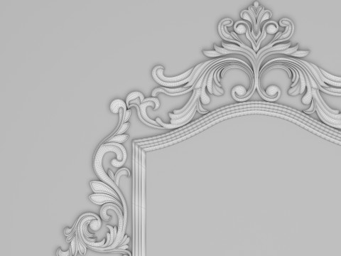Classic Frame Mirror 007 3Dモデル