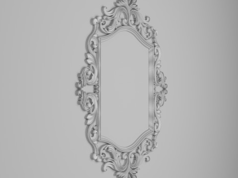 Classic Frame Mirror 007 3Dモデル