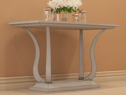 Modern Dresuar 001 3D Model