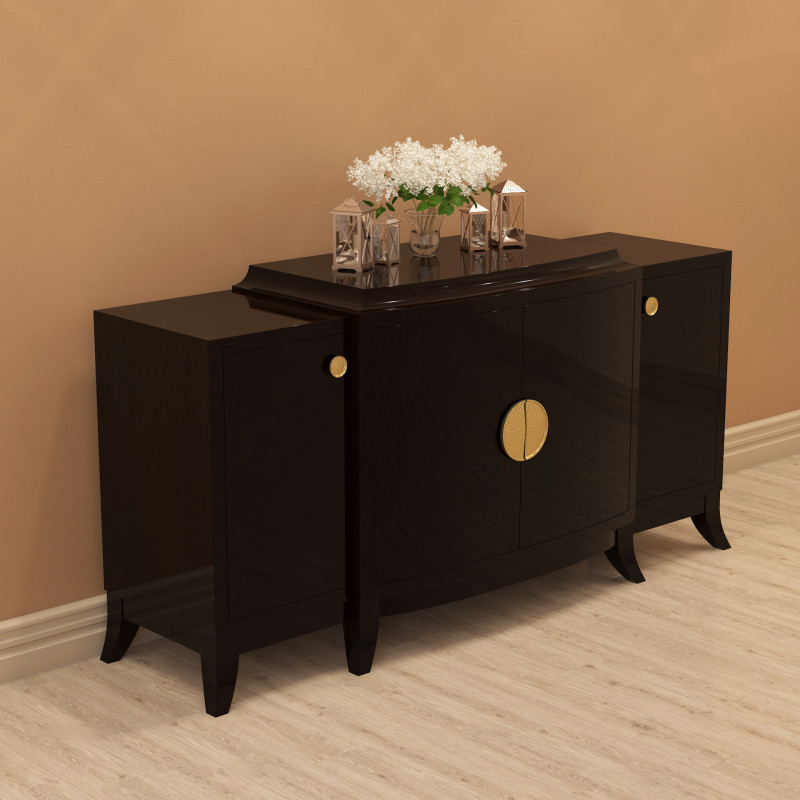 Modern Sideboard 001 Model 3D .c4d .max .obj .3ds .fbx .stl .blend 