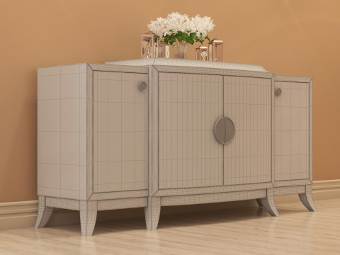 Modern Sideboard 001 Model 3D